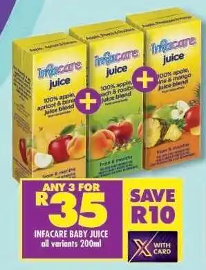 Shoprite INFACARE BABY JUICE offer