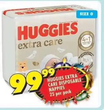 Shoprite Huggies Extra Care Disposable Nappies offer