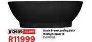 Leroy Merlin Ovale Freestanding Bath Midnight Quartz 81491398 offer