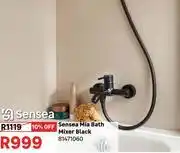 Leroy Merlin Sensea Mia Bath Mixer Black 81471060 offer