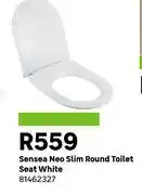 Leroy Merlin Sensea Neo Slim Round Toilet Seat White 81462327 offer