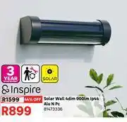 Leroy Merlin Inspire Solar Wall 4Dim 900lm Ip44 Alu N Pc 81473336 offer