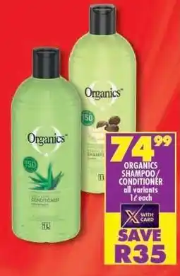 Shoprite Organics Shampoo Conditioner offer