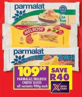 Shoprite Parmalat / Melrose Cheese Slices offer