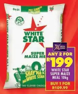 Shoprite White Star Super Maize Meal-10Kg offer