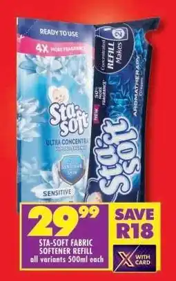 Shoprite STA-SOFT FABRIC SOFTENER REFILL offer