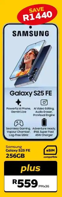 MTN Samsung Galaxy S25 FE (256GB) offer