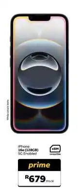 MTN iPhone 16e (128GB) offer