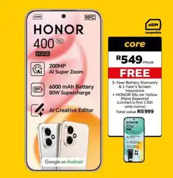 MTN HONOR 400 offer