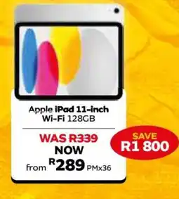 MTN Apple iPad 11-inch Wi-Fi 128GB offer