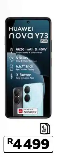 MTN Huawei nova Y73 offer