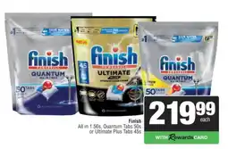 Spar Finish All in 1 56s, Quantum Tabs 50s or Ultimate Plus Tabs 45s offer
