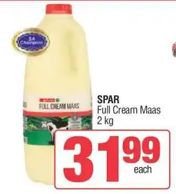 Spar SPAR Full Cream Maas offer