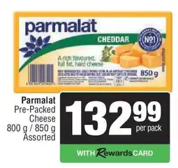 Spar Parmalat Pre-Packed Cheese offer
