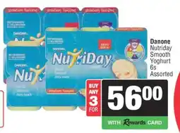 Spar Danone Nutriday Smooth Yoghurt 6s Assorted offer