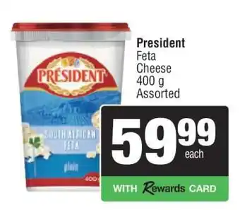 Spar Président Feta Cheese offer