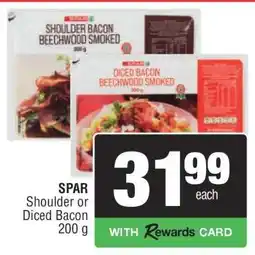Spar SPAR Shoulder or Diced Bacon offer
