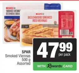 Spar SPAR Smoked Viennas offer