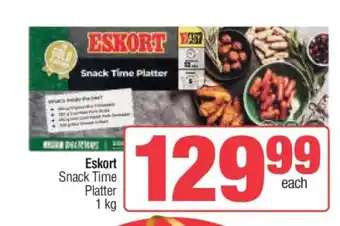Spar ESKORT Snack Time Platter offer