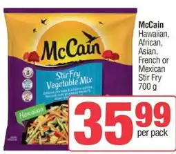 Spar McCain Stir Fry Vegetable Mix offer