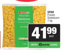 Spar SPAR Frozen Sweetcorn 1 kg offer