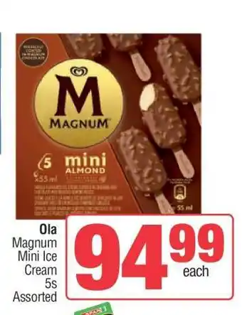 Spar Ola Magnum Mini Ice Cream 5s Assorted offer