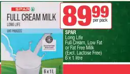 Spar SPAR Long Life Milk offer
