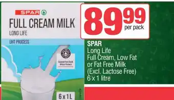 Spar SPAR Long Life Milk offer