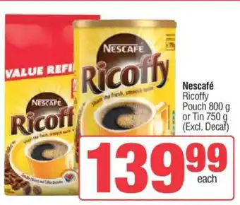 Spar Nescafé Ricoffy offer