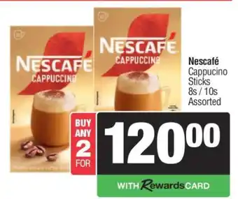 Spar Nescafé Cappuccino Sticks offer