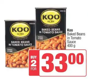 Spar Koo Baked Beans in Tomato Sauce offer