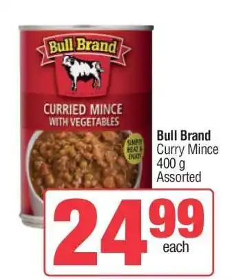 Spar Bull Brand Curry Mince offer