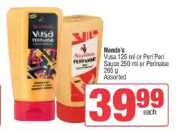 Spar Nando's Vusa or Perinaise offer