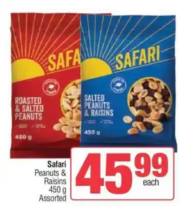 Spar Safari Peanuts & Raisins offer