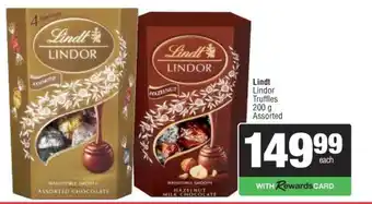 Spar Lindt Lindor Truffles offer
