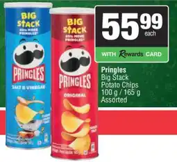 Spar Pringles Big Stack Potato Chips offer