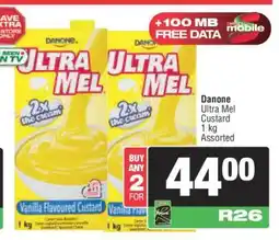 Spar Danone Ultra Mel Custard offer