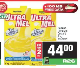 Danone Ultra Mel Custard