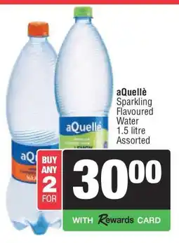 Spar Aquelle Sparkling Flavoured Water offer
