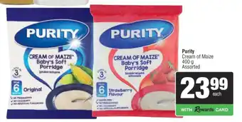 Spar PURITY CREAM OF MAIZE offer
