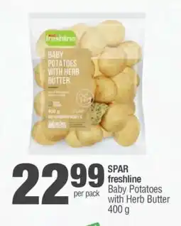 Spar SPAR freshline Baby Potatoes with Herb Butter offer