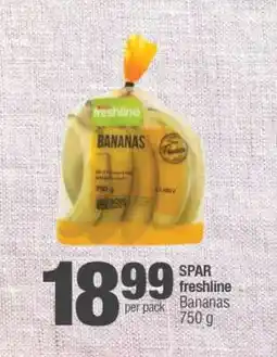 Spar SPAR freshline Bananas offer