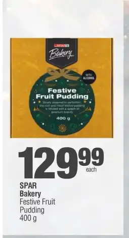 Spar SPAR Bakery Festive Fruit Pudding offer