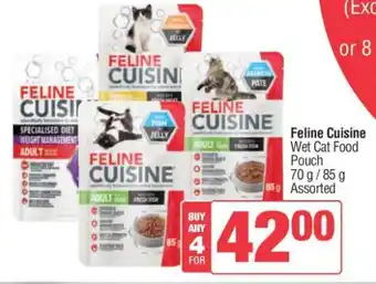 Spar Feline Cuisine Wet Cat Food Pouch offer
