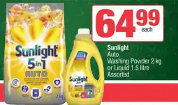Spar Sunlight Auto offer