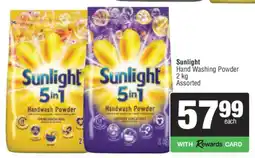 Spar Sunlight Hand Washing Powder offer