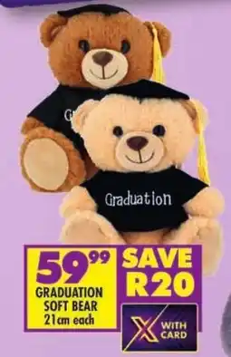 Shoprite Graduation soft bear offer