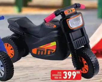 Shoprite Zeus speedster ride-on offer