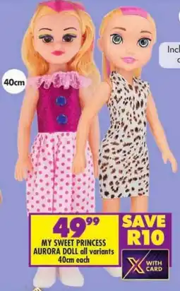 Shoprite My sweet princess aurora doll offer