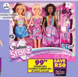 Shoprite Fashion starz flashback glamour doll offer